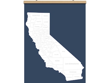 California County Photo Map