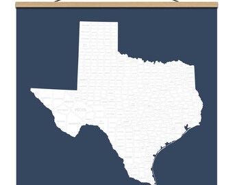 Texas County Photo Map