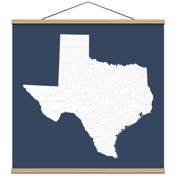 Texas County Photo Map