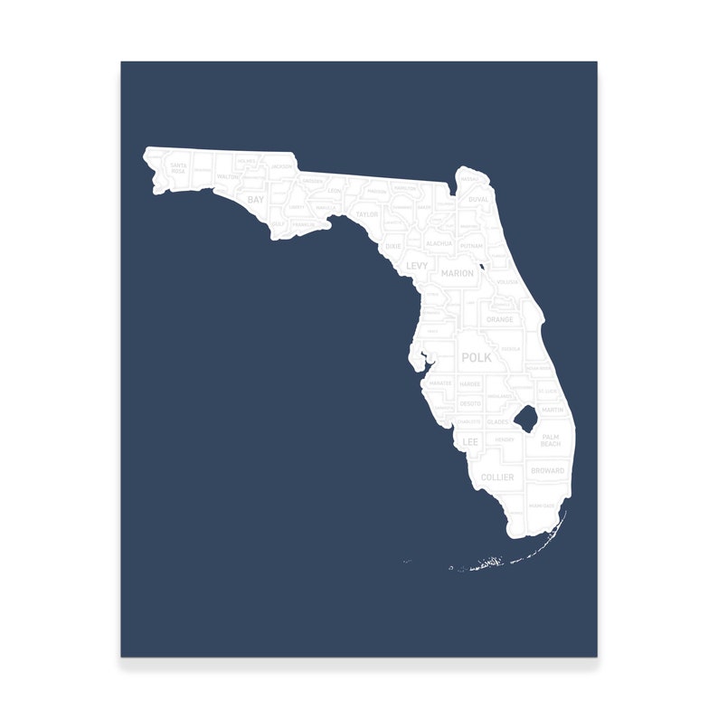 Florida County Photo Map image 8