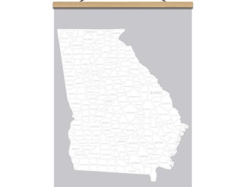 Georgia County Photo Map