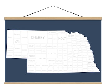 Nebraska County Photo Map