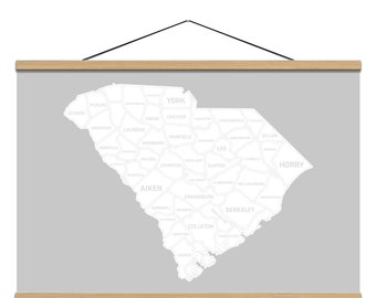 South Carolina County Photo Map