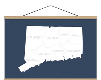 Connecticut County Photo Map