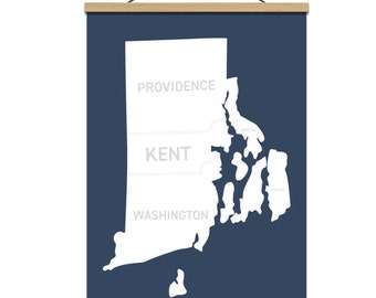 Rhode Island County Photo Map