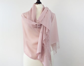 Pale pink shawl Outlet