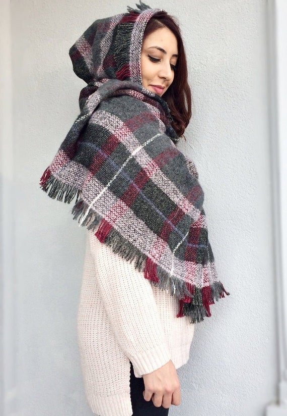 小物 graphics hooded stole graphics hooded stole