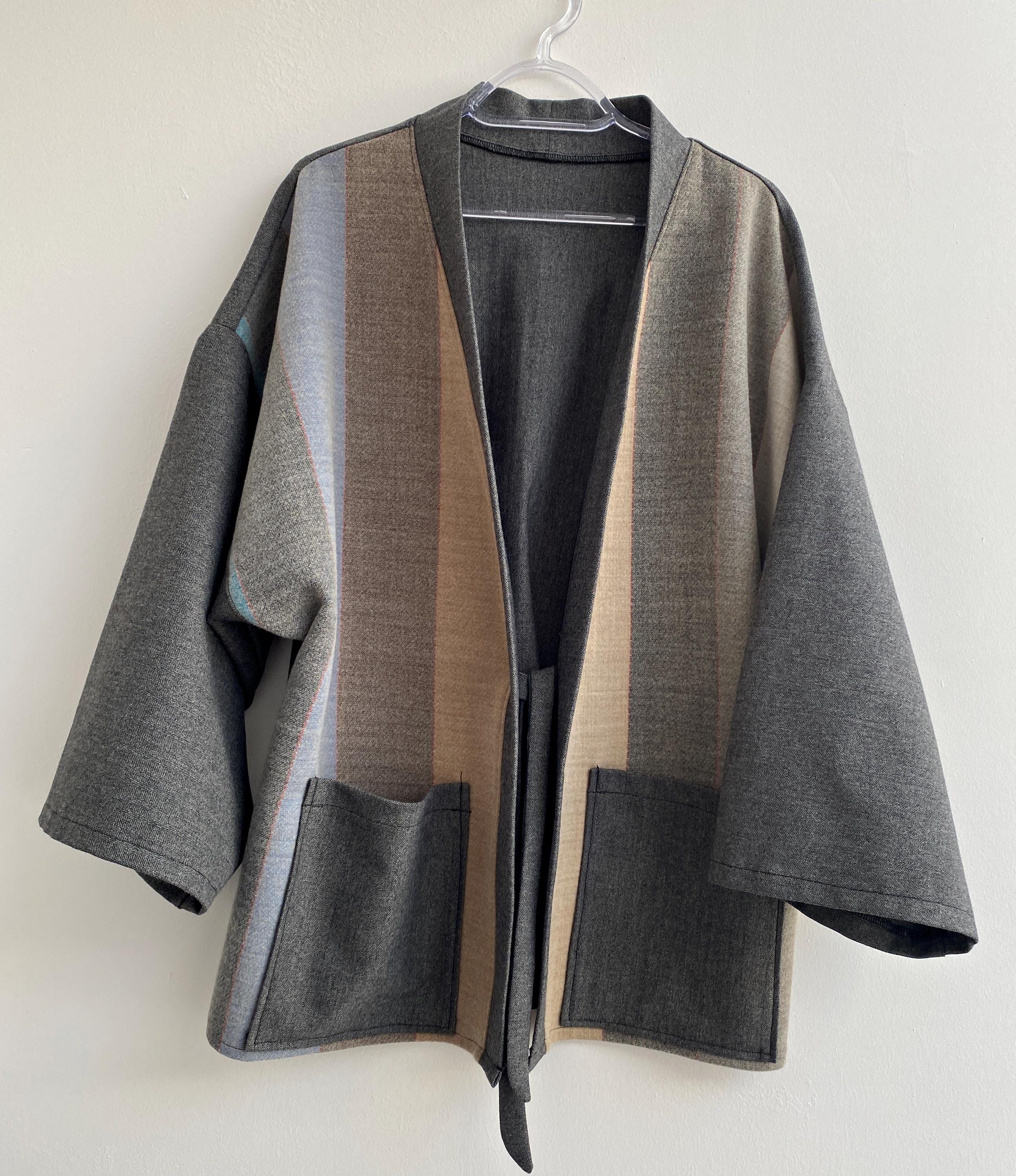 新品 寒かっ Graphpaper Wool Flannel Kimono Jacket