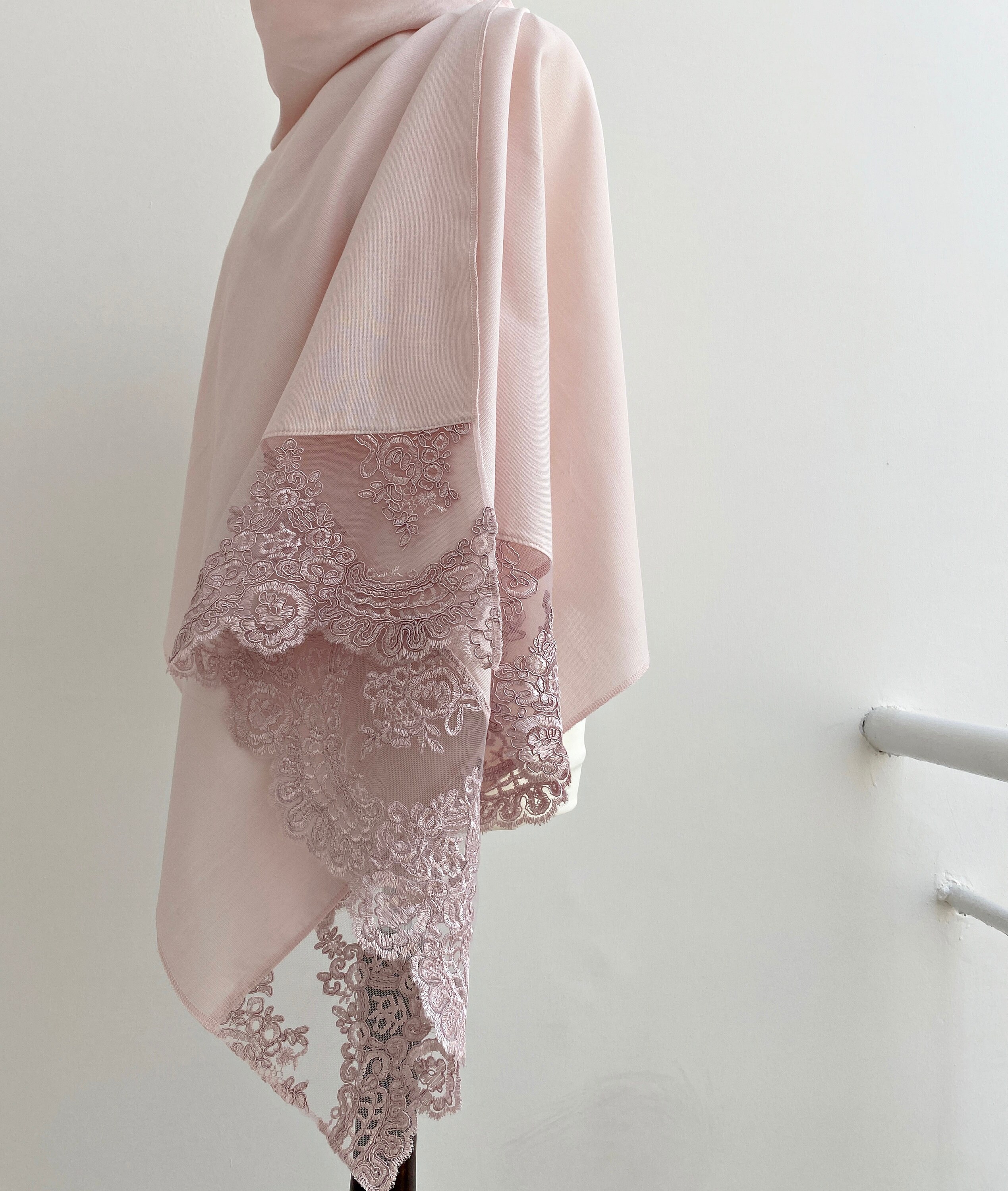 ★HILLDA★ Bohemian Paisley Scarf Pink 24FWSF2 SHOP - ACC - HILLDA