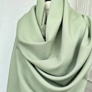 Salbeigrüner Pashmina-Schal, hellgrüner Brautschal, Geschenk für die Brautmutter, langer Pashmina-Schal, Geschenk für Brautjungfern, Hochzeitstuch Bild 8