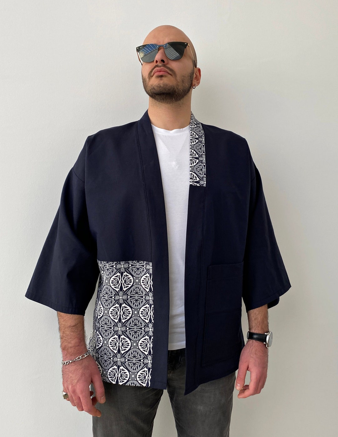 Amazon.com: Gold Carp Pattern Men's Bomber Jacket