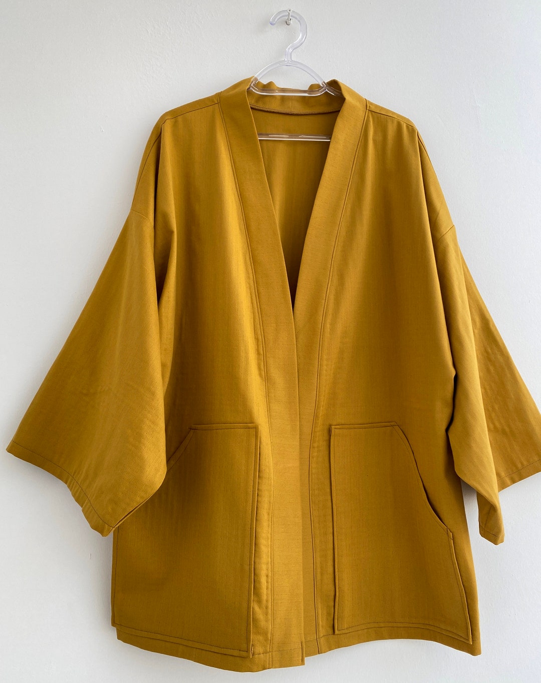 Beokeuioe Haori Veste kimono baggy pour homme Veste mi-saison Beokeuioe Haori Veste kimono baggy pour homme Veste mi-saison