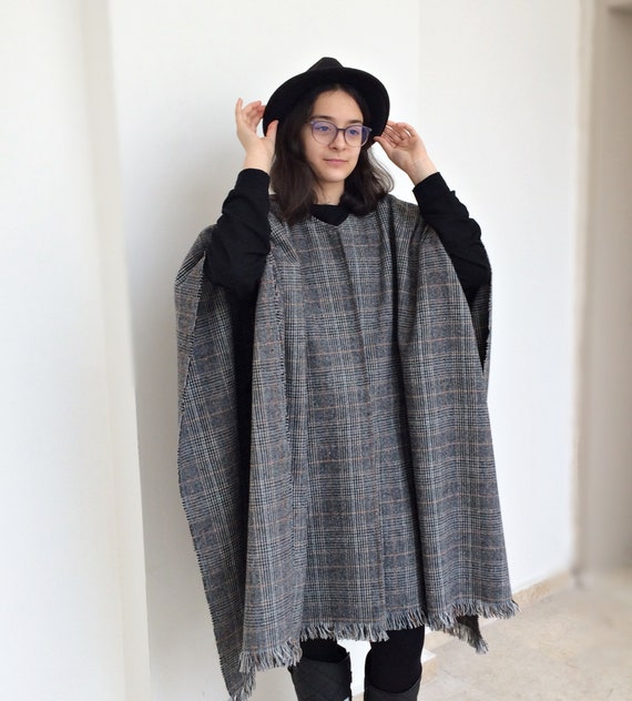 Merino Wool Classic Ruana Kleding Gender-neutrale kleding volwassenen Ponchos 