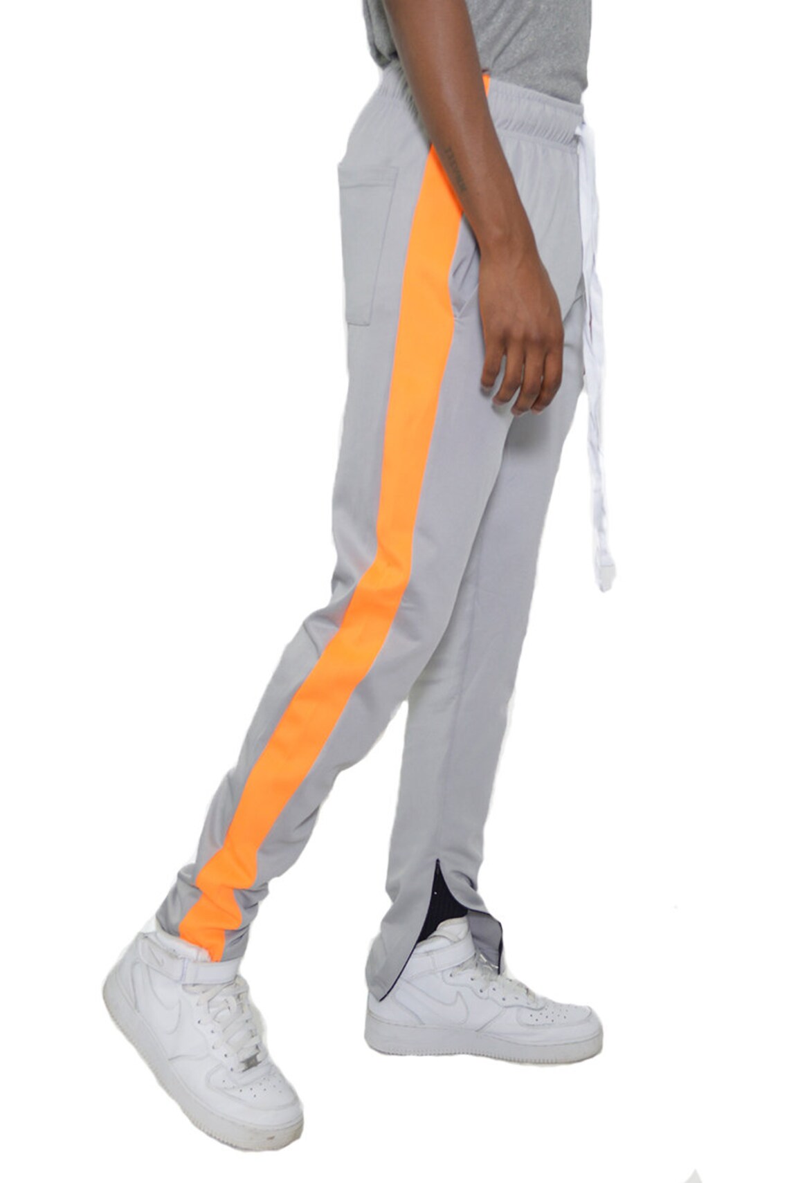 single stripe track pants