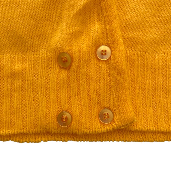 70s 80s Vintage Yellow Orange Sweater Vest - image 2