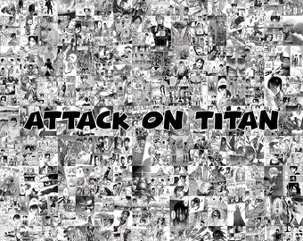 pics Aot Manga Prints attack on titan art etsy