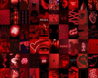 Red Walls Etsy