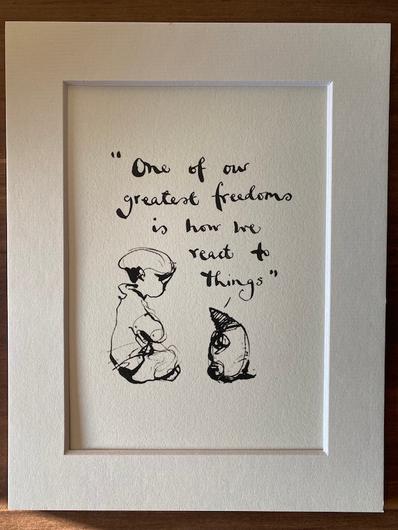 Book Page Art Heartfelt Mounted Quote From the Popular Charlie