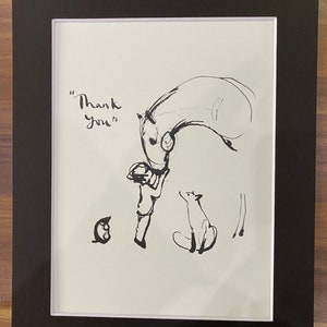 Arte da página do livro - Citação sincera do popular livro de Charlie Mackesy, O menino, a toupeira, a raposa e o cavalo.