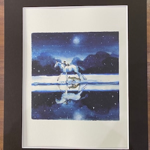 Book Page Art - Heartfelt Mounted Quote from the popular Charlie Mackesy book The Boy, the Mole, the Fox and the Horse.