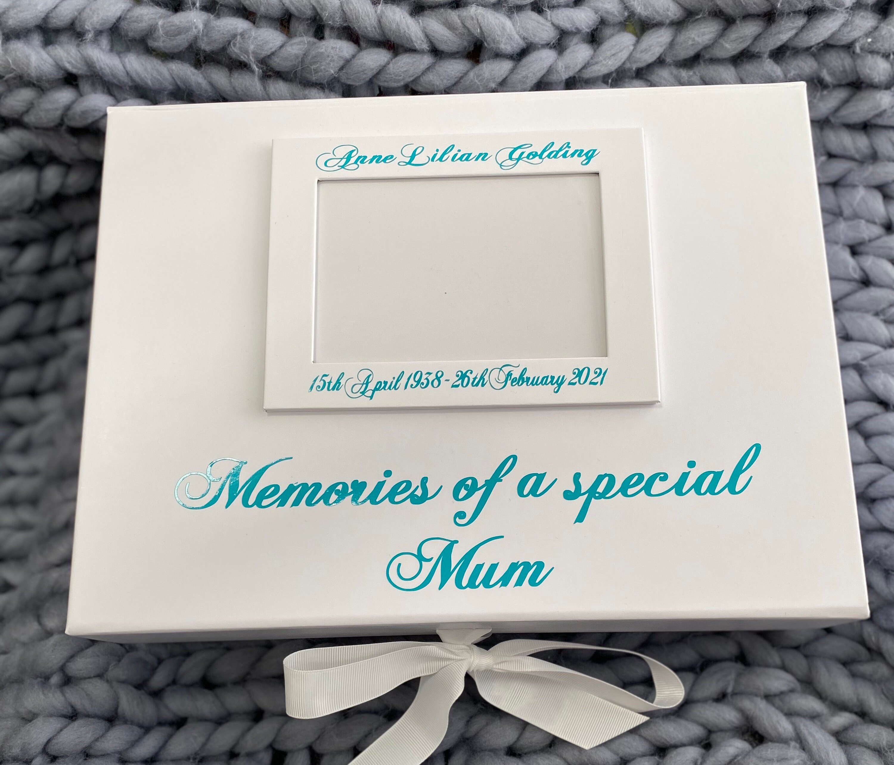 Personalised memory box keepsake box memorial remembrance Etsy