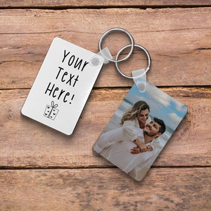 Photo Keychain, Custom Photo Keychain, Picture Keychain,  Keychain For Her, Personalized Gifts For Girl, Anniversary Gift For Her