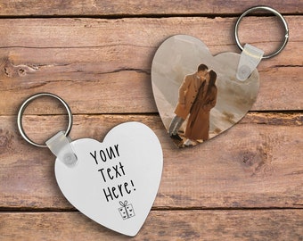Custom Photo Keychain, Personalized Picture Keychain