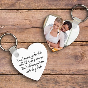 Couple keychain, Custom Photo Keychain, Picture Keychain, personalized gifts for her ,Romantic Couple Gift ,Anniversary Gift, Heart Keychain