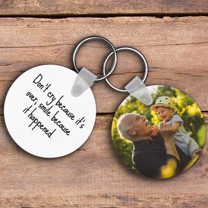 Memorial Photo Keychain, Memorial Gift For Loss Of Father, Memorial Gift For Loss Of Mother, Memorial Gift For Loss Of Husband, Custom Gift