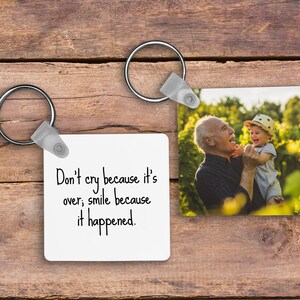 Memorial Photo Keychain, Memorial Gift For Loss Of Father, Memorial Gift For Loss Of Mother, Memorial Gift For Loss Of Husband, Custom Gift