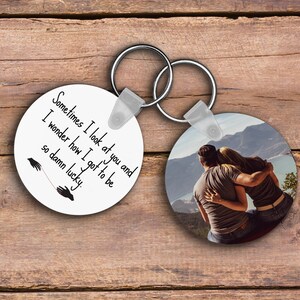 Personalized Gift, Romantic Gifts, Romantic Gifts For Her, Custom Keychain, Cute Gifts For Boyfriend, Romantic Couple Gift, Heart Keychain