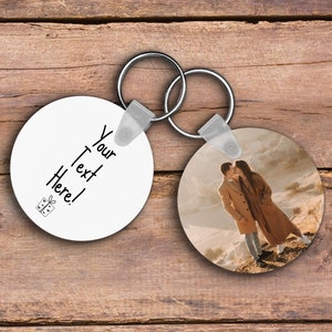 Custom Photo Keychain, Picture Keychain, Keychain For Him, Personalized Gifts For girl, Keychain For girl, Anniversary Gift, Custom Keychain