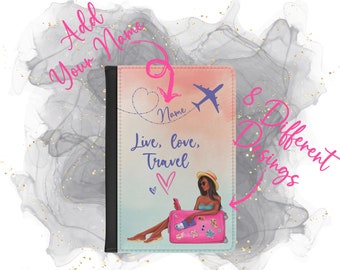 Passport holder, Custom passport, Passport Case, Personalized Passport cover, Bridesmaid Gift, HoneyMoon gift, Travel lover Gift