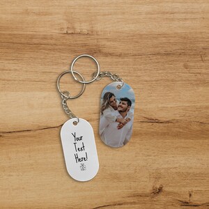 Photon Keychain, Custom Photo Keychain, Picture Keychain,  Keychain For Her, Personalized Gifts For Girl, Anniversary Gift For Her