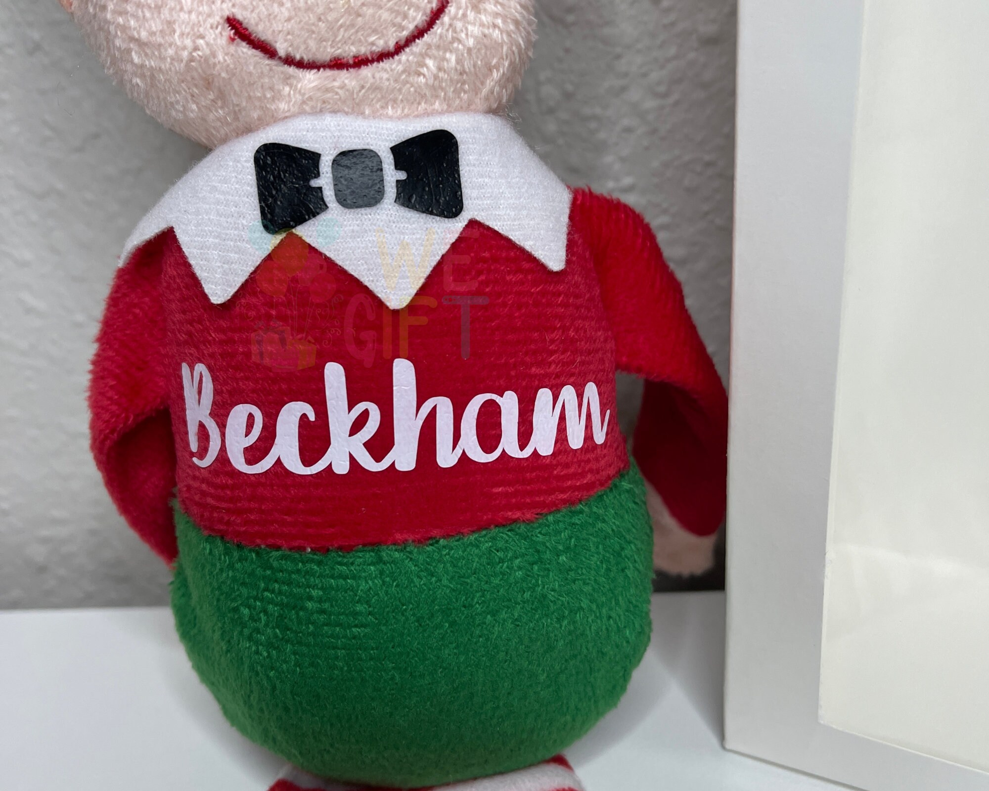Personalized Christmas Elf Plush | Custom Name & Year Gift Box - Etsy