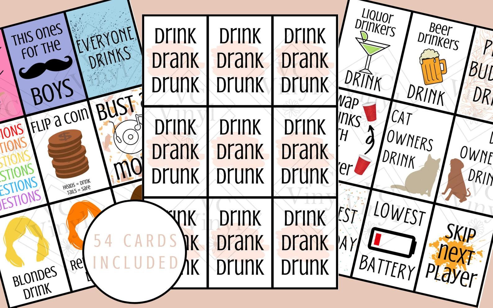 printable adults only drinking game pdf download 18 end of etsy