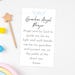 Guardian Angel Printable Prayer Card | Angel Sent by God - Etsy