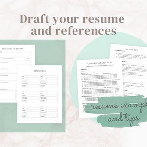 Job Search Planner, Job Search Printable, Job Search Organizer, Job ...