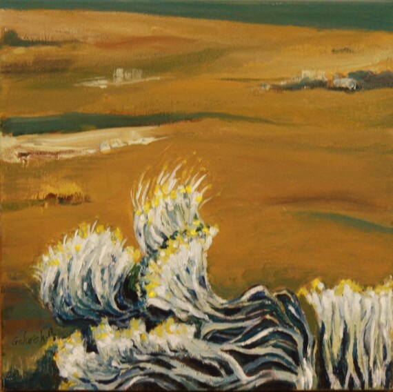 Kamloops Original Abstract Painting Landscape Painting Etsy