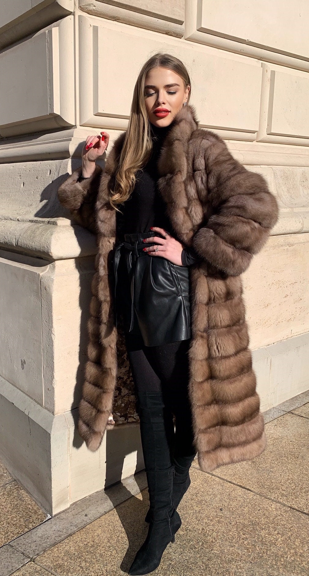 Russian Sable Fur Coat Zibeline Zobel 