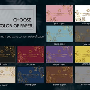Personalized Raised Foil Business Cards, Custom Design, Rainbow Professional Cards for Lash, Nail, Tarot Bild 7