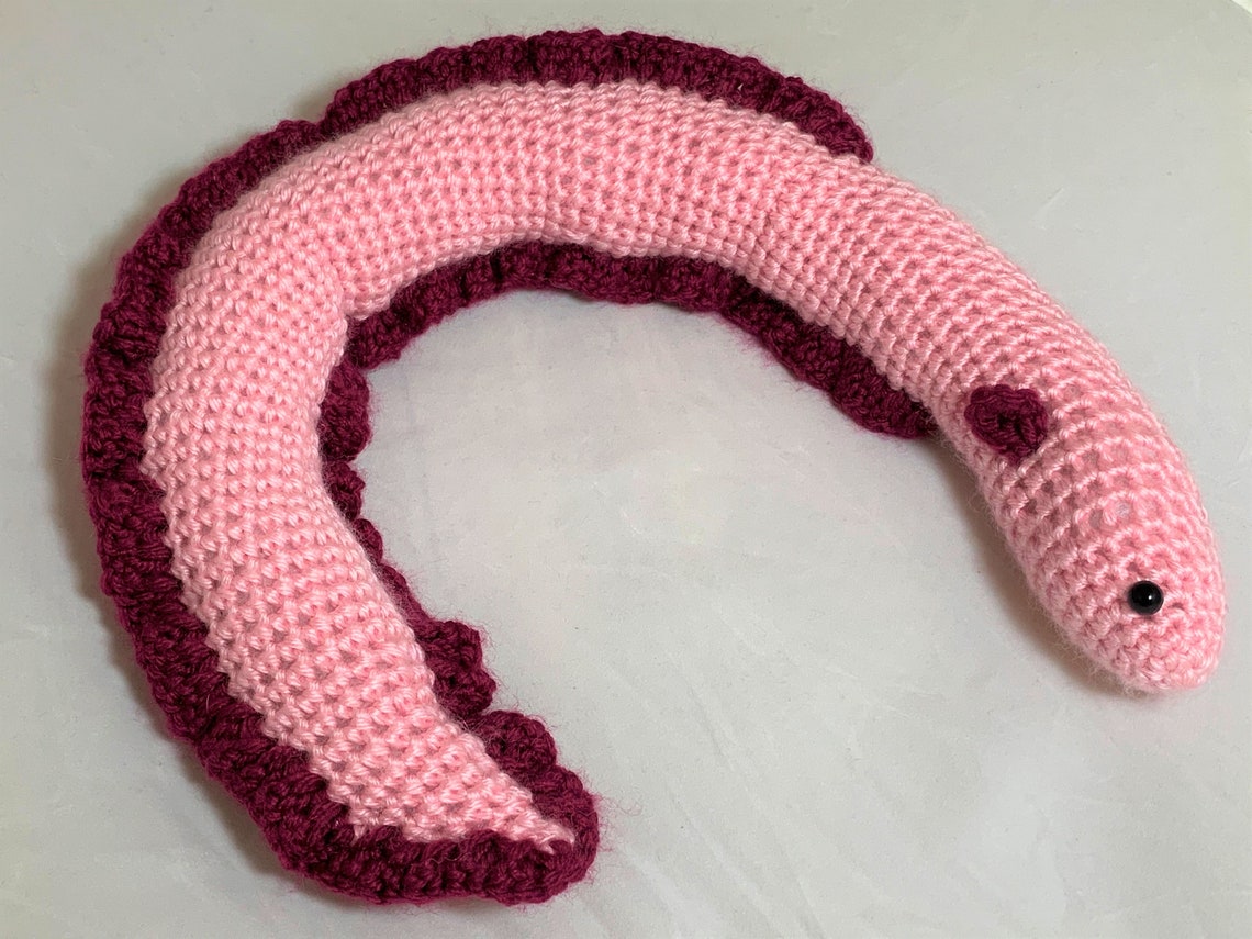 Eel Crochet Amigurumi Plush Etsy