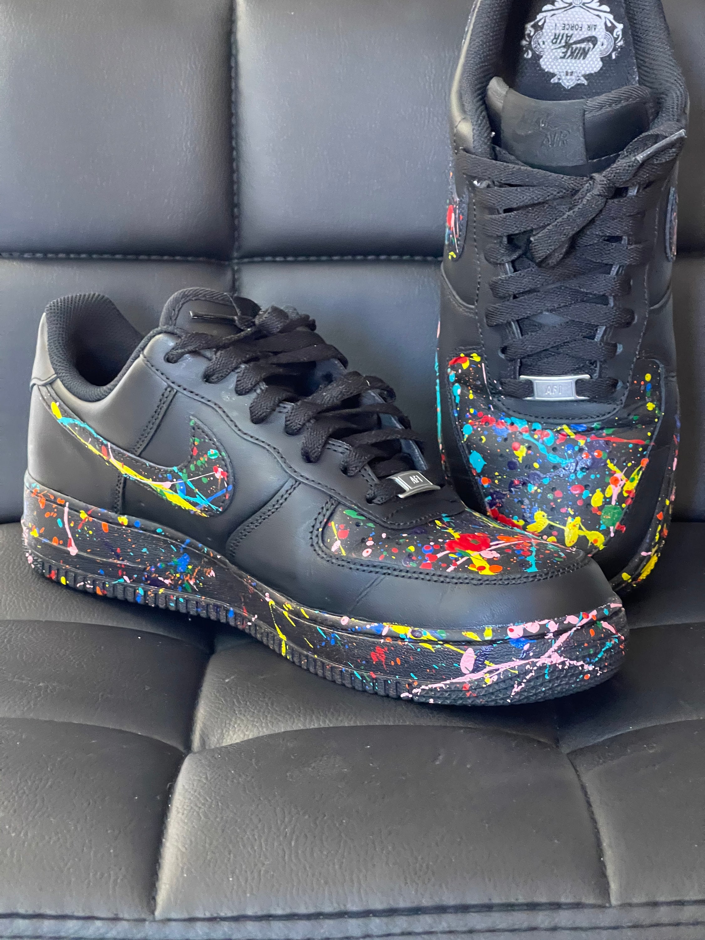 Custom Air Force 1 Splatters Etsy España