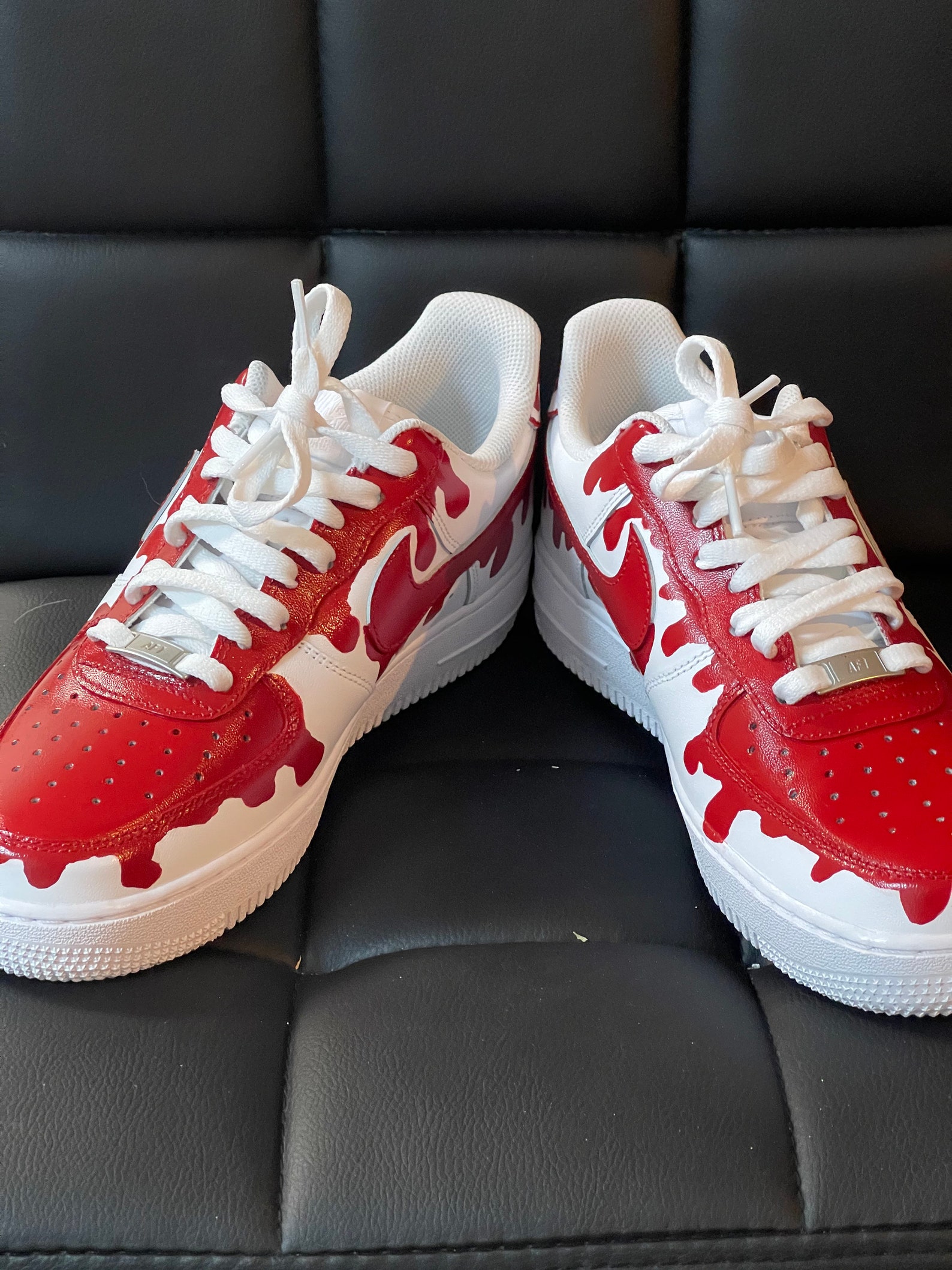 Custom Air Force 1 Drippy | Etsy