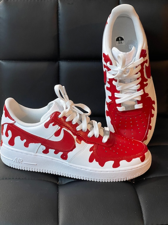 Custom Air Force 1 Drippy | Etsy