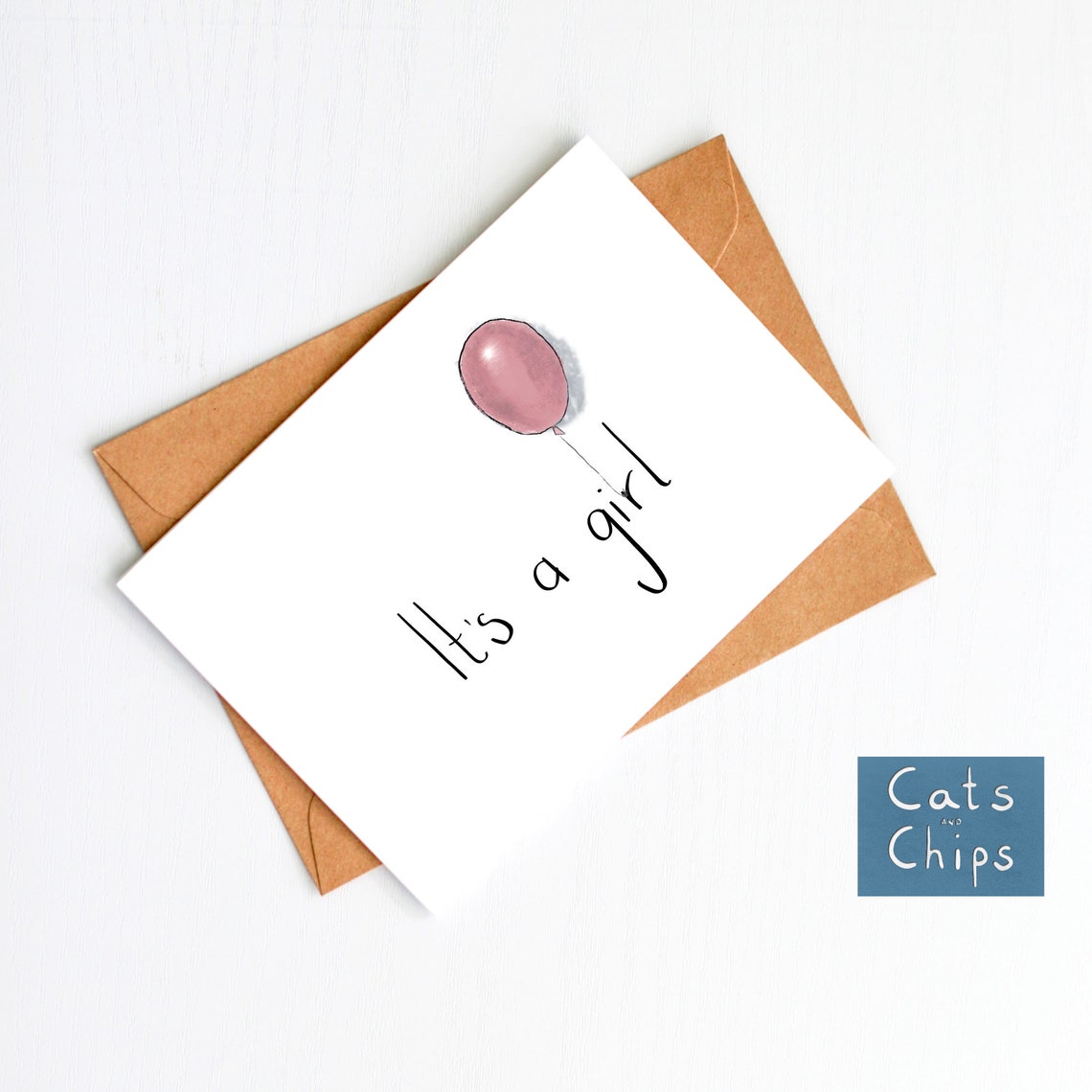 New Baby Girl Gift Card Congratulations New Parents Niece Etsy