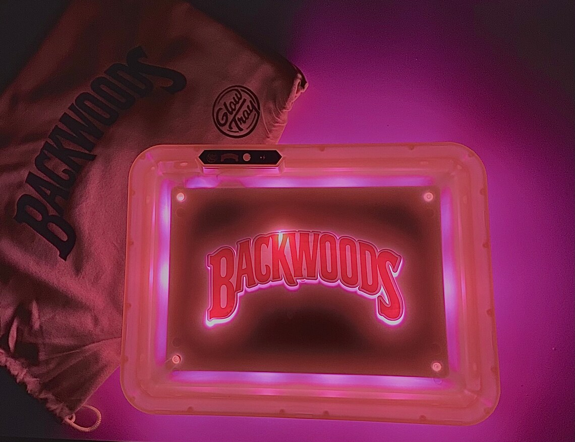 New Pink Backwoods LED Rolling Tray Fast Shipping Etsy