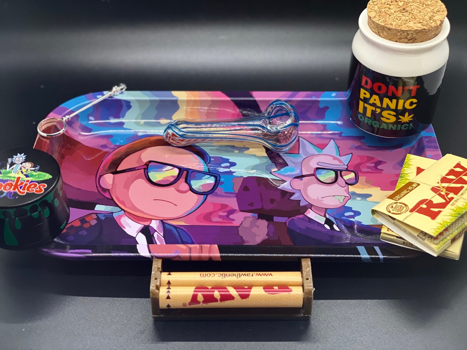 Rick und Morty Rolling Tray Set Etsy