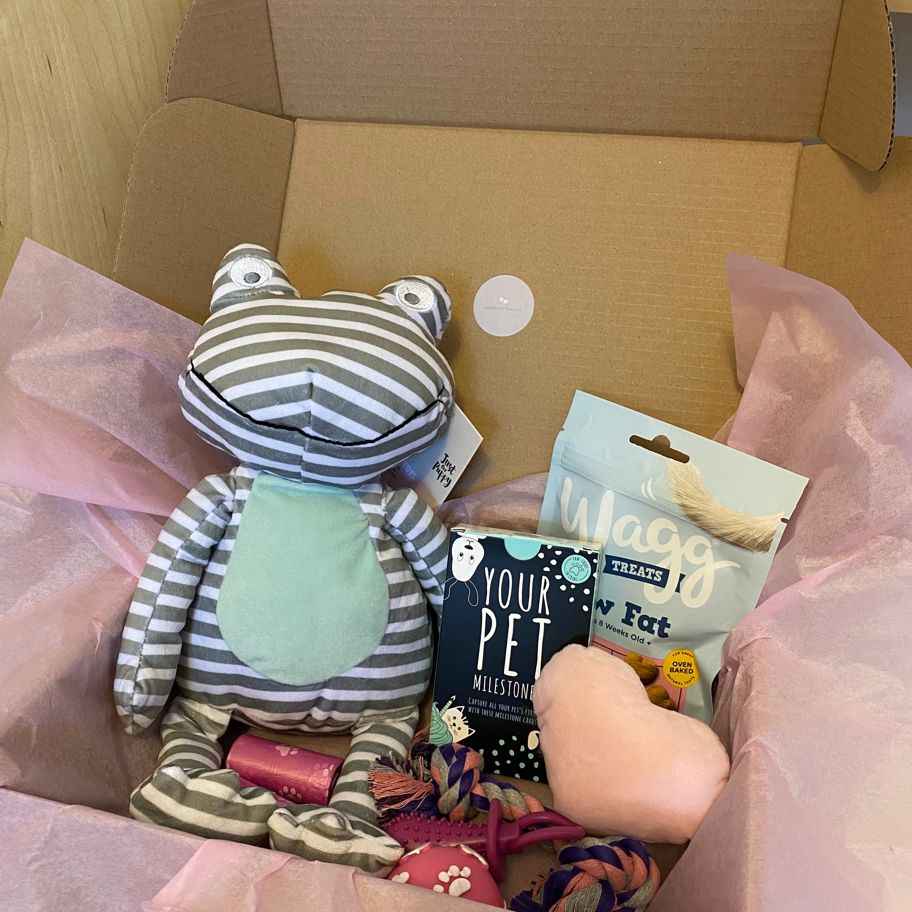 Pink puppy large toy Hamper Etsy