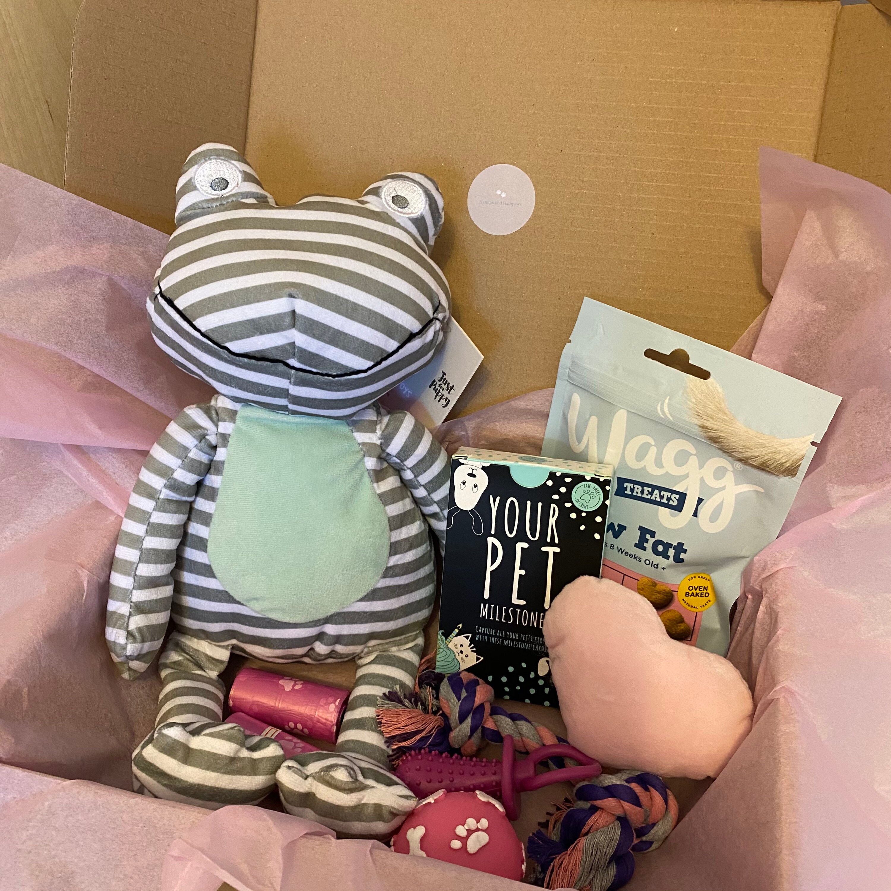 Pink puppy large toy Hamper Etsy